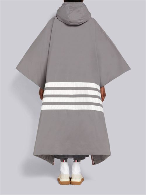 Poncho con cappuccio THOM BROWNE | FOD066X05222035